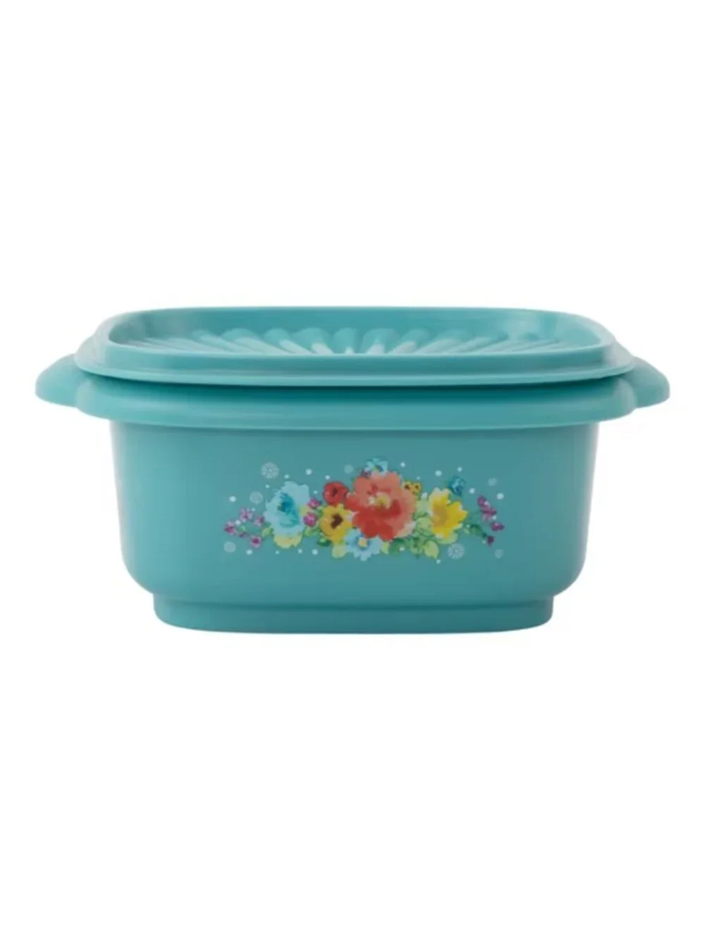 The Pioneer Woman Home Green 3Cup Capacity Plastic 2 Pack Food Storage Container